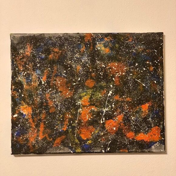 Original Abstract 11x14 Painting - Picture 1 of 5